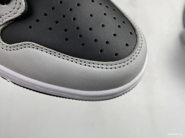 Rep Onekick White Grey 1 555088-035 Jordan Air Smoke Light High Black Retro 0608